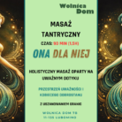 Masaż tantryczny dla Kobiety od Kobiety (90 min)